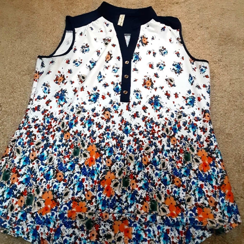 Gorgeous Sleeveless Tunic sz L